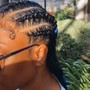 2 French braids