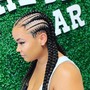 Feed In Braids large (4-6 braids)