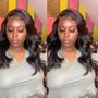 Frontal wig install with glue