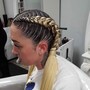 Feed In Braids large (4-6 braids)