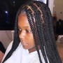 Natural kids large Box Braids