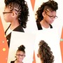 Mohawk Updo (natural hair)