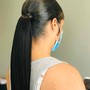 Feed in Braid Ponytail