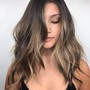 Blowout add on with balayage