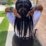 Medium Box Braids (waist)