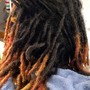 Loc detox retwist and style