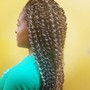 Mohawk micro braids. $160 extra for own hair