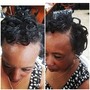 Mohawk micro braids. $160 extra for own hair