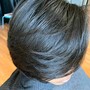 Shampoo and style ( natural hair/silk press)