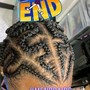 Men's Man Bun Braids