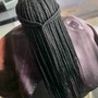 Wig braid down