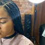 Braiding hair for tighter foundation