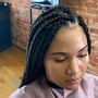 Braiding hair for tighter foundation