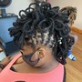 Micro Locs Retie + simple style