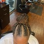 2  Feed In Braids