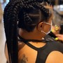 4) Stitch Braids (No Hair Added