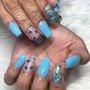 Hard gel manicure