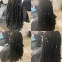 Medium knotless bohemian twist