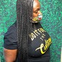 Jumbo straight back 6-8braids