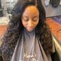 Shampoo wig or weave for install