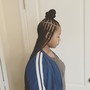 Small Feed-In Ponytail