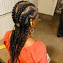 2 Feed In Braids w/ bundles