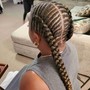 2 jumbo feedin braids/stitch braids