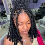 Bob length messy locs