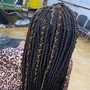 Box Braids (waist length)