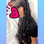 Bob boho box braids