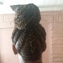 Small Individual Senegalese Twist (mid back)