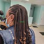 Knotless medium Goddess braids Middle back