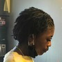 Natural hair on Perm Rods