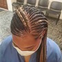 Goddess Feed-in Braids