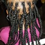 Basic Cornrows (straight back) 6 or more braids