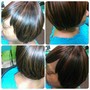 Sew-in Short Weave, Cut And  Curl