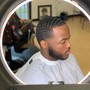 Mens Bald Head Haircut (Beard and Mustache Trim)