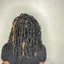 Butterfly  locs  Mid-back