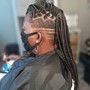 2 feed in Braids w/ design on sides