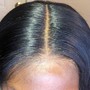 Frontal ponytail with wash