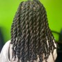 Loc Re-twist with two strand twist style