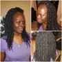 take out CROCHET/tie braids