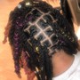 Kid's Basic Braids w/weave