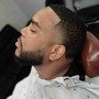 Beard Trim, Edge Up, Hot Towel Service with razor shave