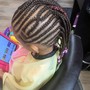 Kid Knotless Braids