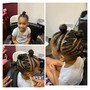 Kid Knotless Braids