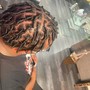 Mid back 2 strand retwist