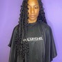 Less than 3 inches braiding fee