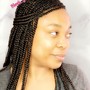 Small Boho Knotless Braids (Mid Back)