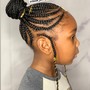 Kid's 4 - 9 Years KNotless Braids